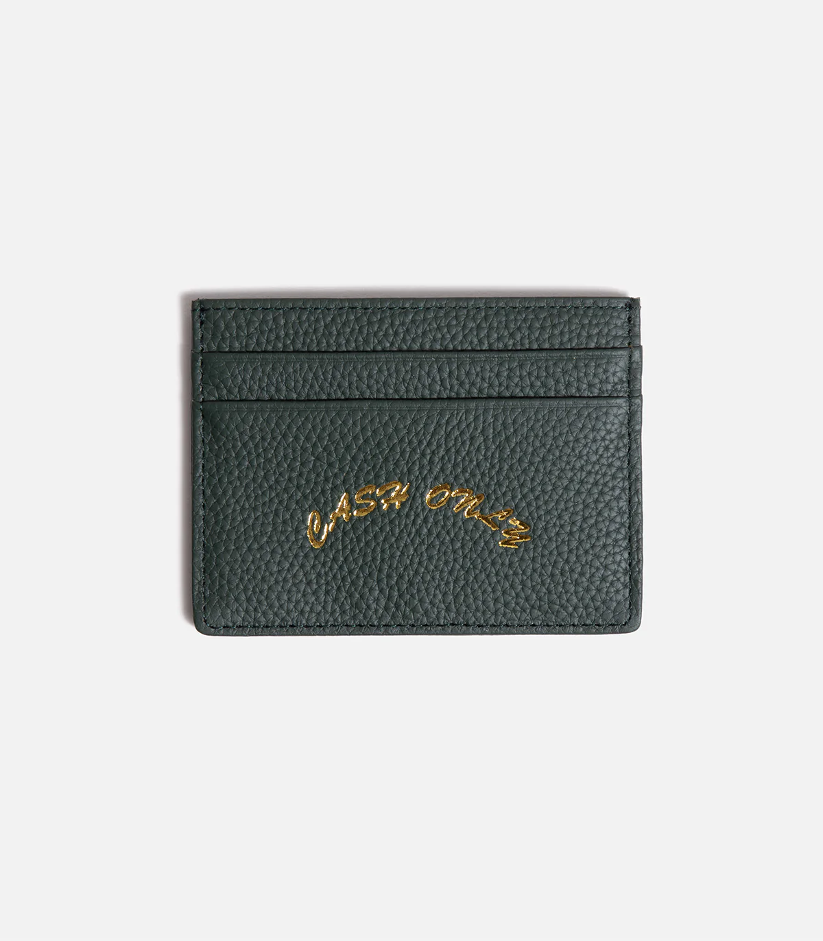 Cash Only Leather Cardholder