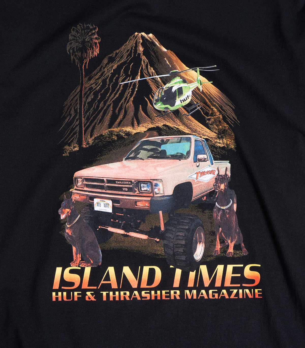 Huf X Thrasher Island Times T-Shirt - Image 2