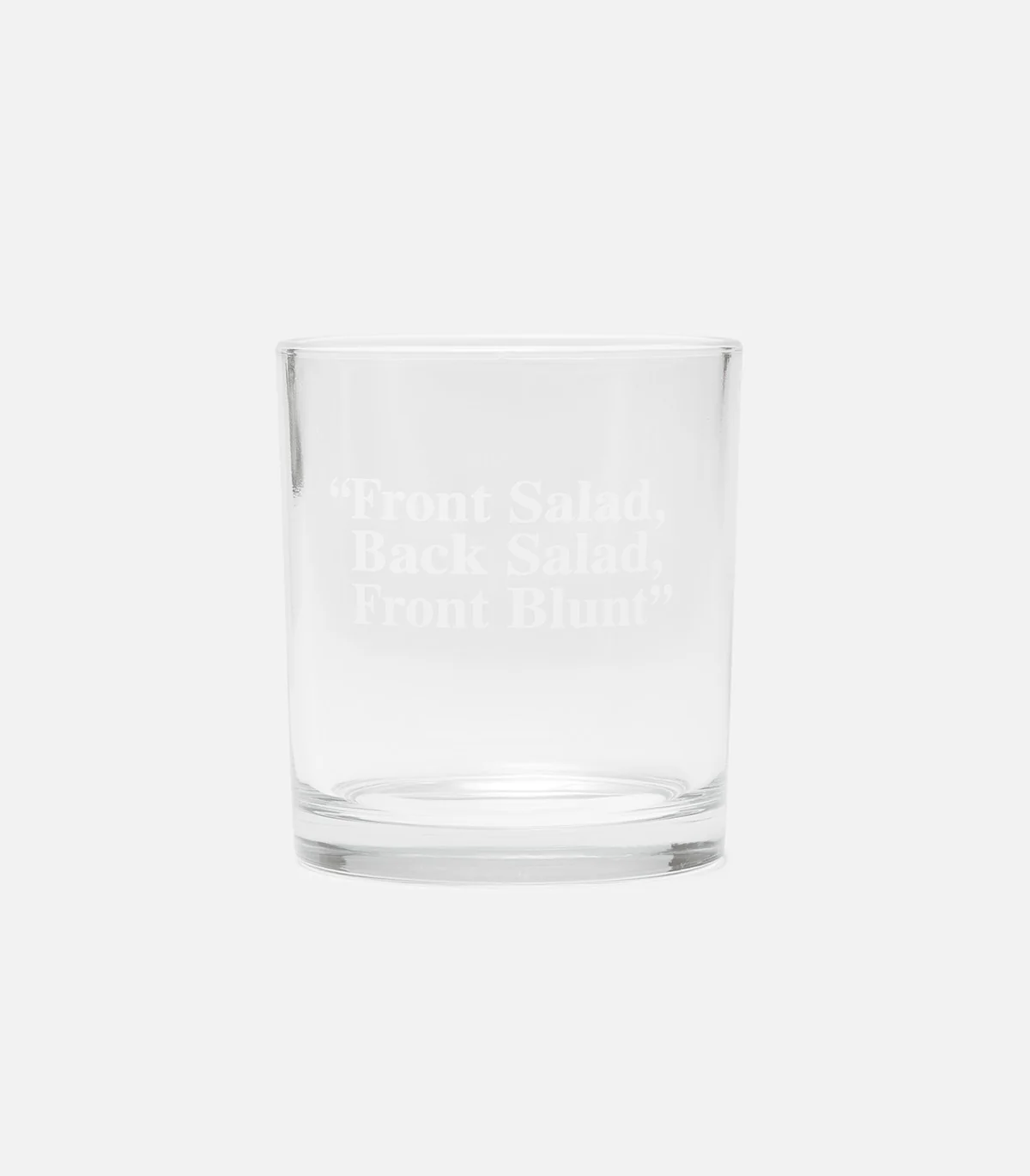 Jenkem Front Salad Rocks Glass