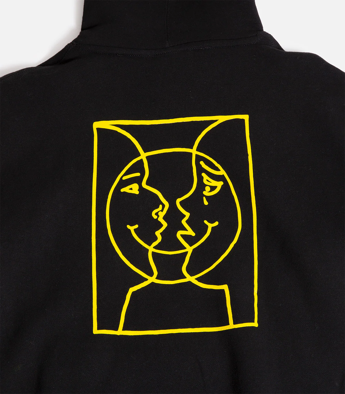 Krooked Moonsmile Raw Hooded Sweatshirt - Image 3