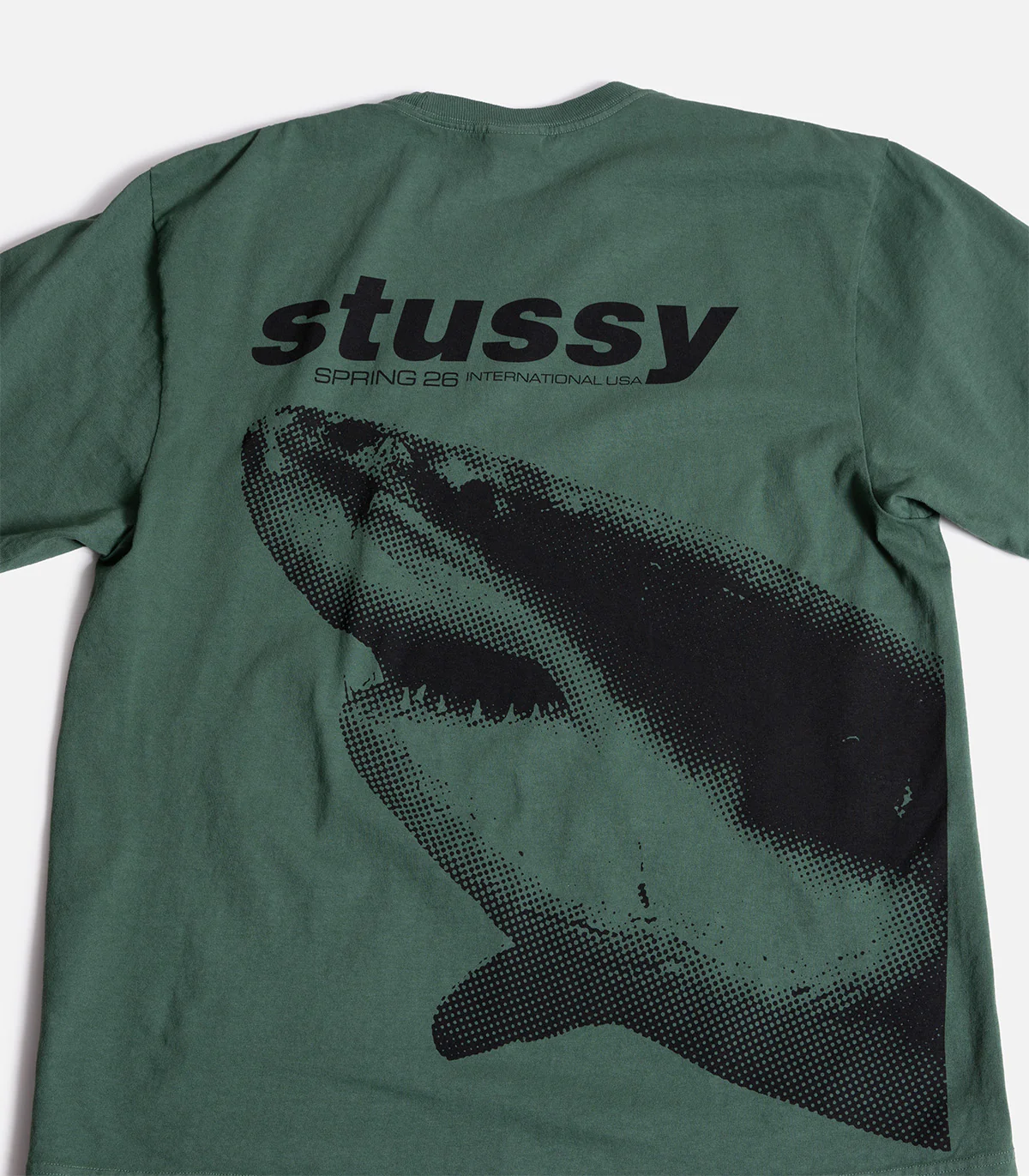 Stussy Shark Pigment Dyed T-Shirt - Image 3