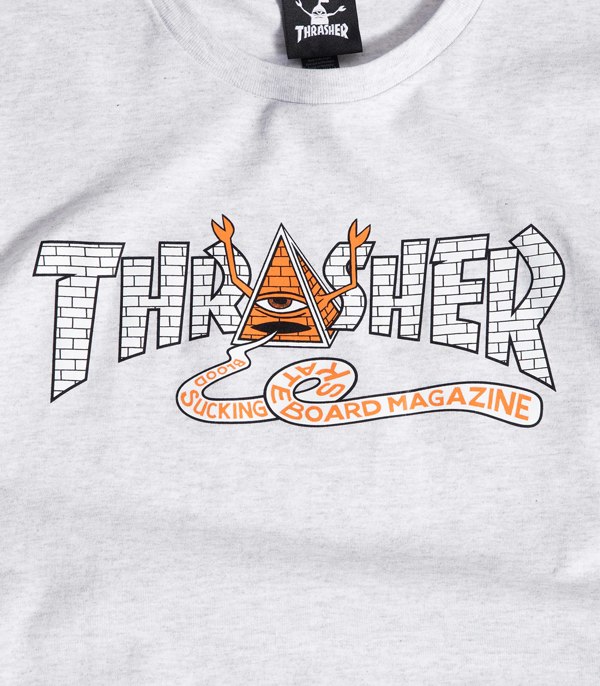 Thrasher X Toy Machine Pyramid T-Shirt - Image 2